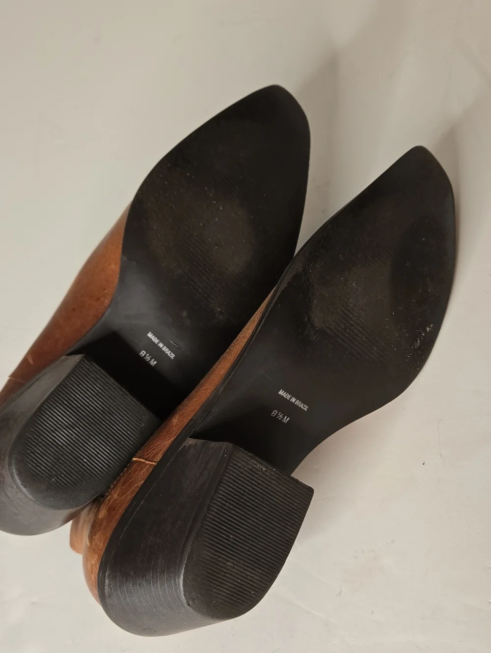 MATISSE Brown Leather Western Cowboy Ankle Boots Size 8.5